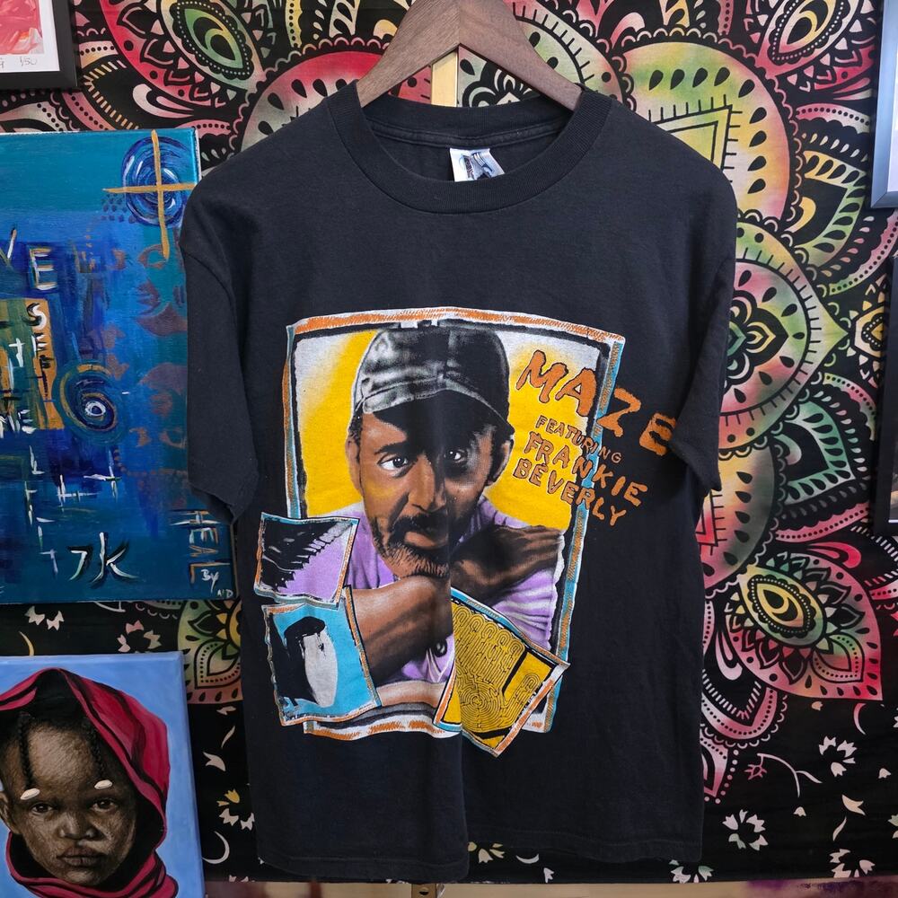 Rare Rare Vintage 90s Toni Braxton Maze Frankie Beverly Tour Band T Shirt Medium